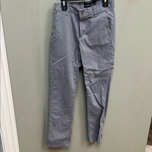 PALACE Gray Formal Trousers Classic Design